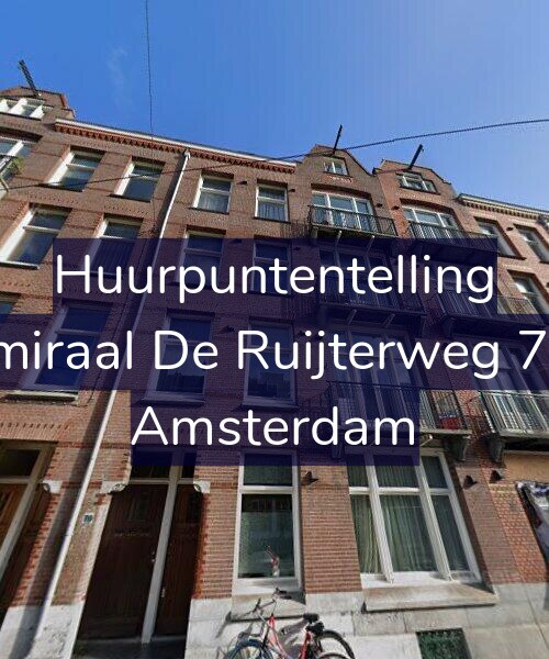 Foto gevel Huurpuntentelling voor Admiraal De Ruijterweg 76-F, Amsterdam