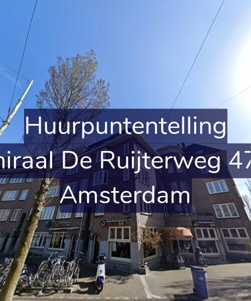 Foto gevel Huurpuntentelling voor Admiraal De Ruijterweg 470-1, Amsterdam