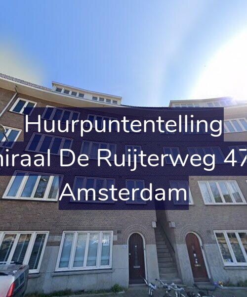 Foto gevel Huurpuntentelling voor Admiraal De Ruijterweg 476-A, Amsterdam