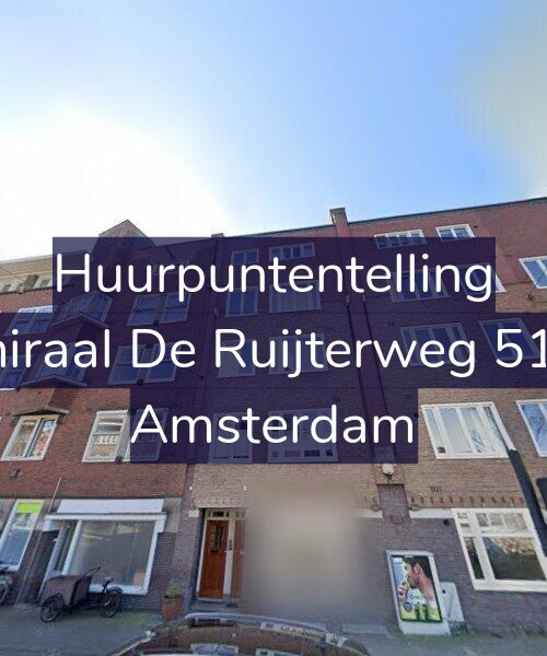 Foto gevel Huurpuntentelling voor Admiraal De Ruijterweg 519-H, Amsterdam