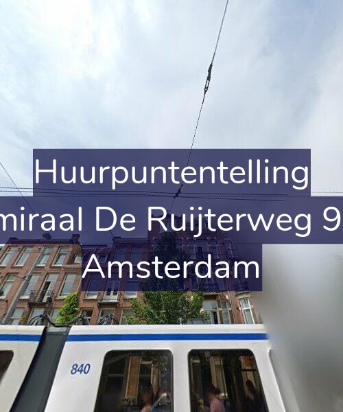 Foto gevel Huurpuntentelling voor Admiraal De Ruijterweg 93-2, Amsterdam