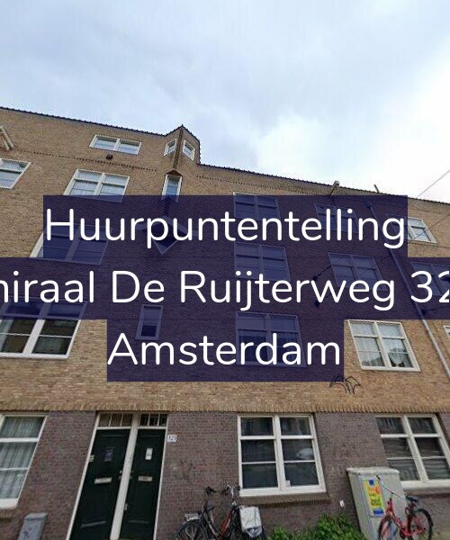 Foto gevel Huurpuntentelling voor Admiraal De Ruijterweg 323-3, Amsterdam