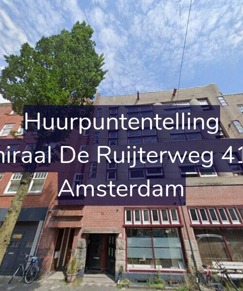 Foto gevel Huurpuntentelling voor Admiraal De Ruijterweg 416-1, Amsterdam
