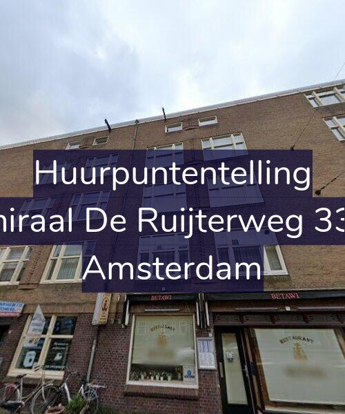 Foto gevel Huurpuntentelling voor Admiraal De Ruijterweg 337-2, Amsterdam