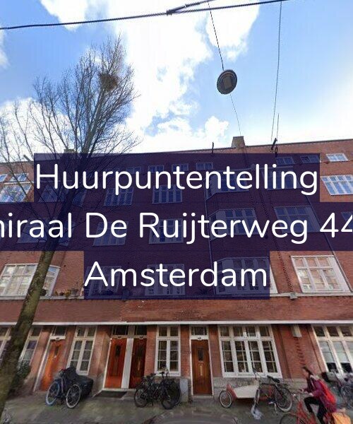 Foto gevel Huurpuntentelling voor Admiraal De Ruijterweg 447-D, Amsterdam