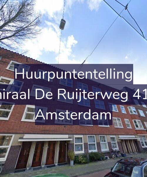 Foto gevel Huurpuntentelling voor Admiraal De Ruijterweg 413-H, Amsterdam