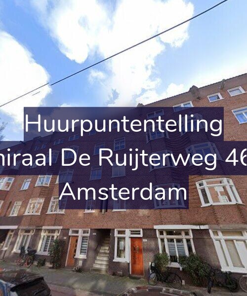 Foto gevel Huurpuntentelling voor Admiraal De Ruijterweg 467-3, Amsterdam