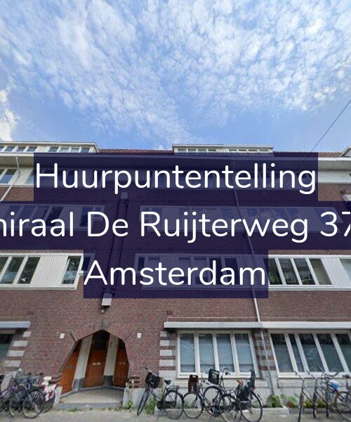 Foto gevel Huurpuntentelling voor Admiraal De Ruijterweg 376-2, Amsterdam
