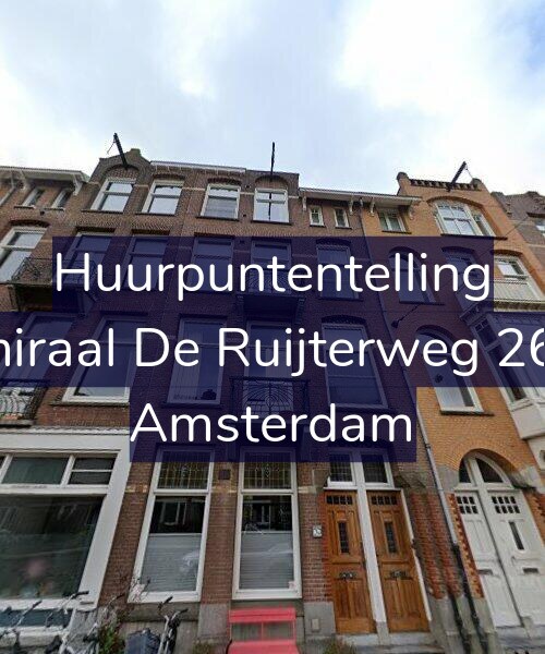 Foto gevel Huurpuntentelling voor Admiraal De Ruijterweg 263-3, Amsterdam