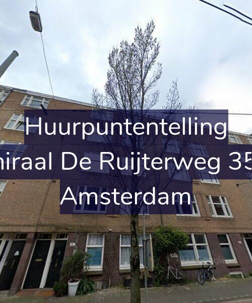 Foto gevel Huurpuntentelling voor Admiraal De Ruijterweg 351-B, Amsterdam