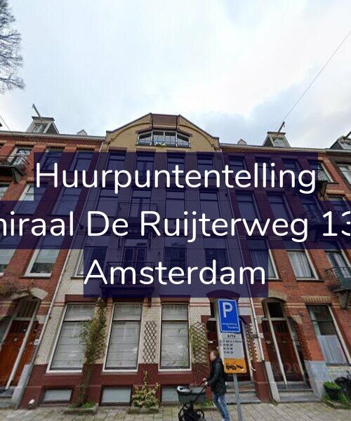 Foto gevel Huurpuntentelling voor Admiraal De Ruijterweg 132-1, Amsterdam