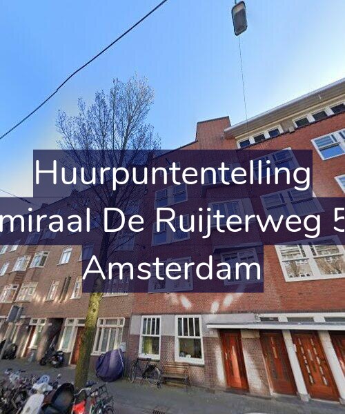 Foto gevel Huurpuntentelling voor Admiraal De Ruijterweg 503, Amsterdam