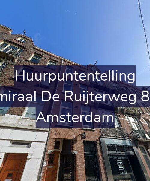 Foto gevel Huurpuntentelling voor Admiraal De Ruijterweg 80-3, Amsterdam