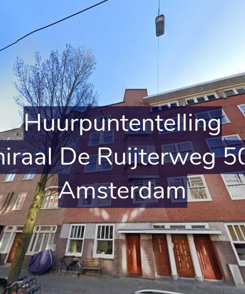 Foto gevel Huurpuntentelling voor Admiraal De Ruijterweg 505-1, Amsterdam
