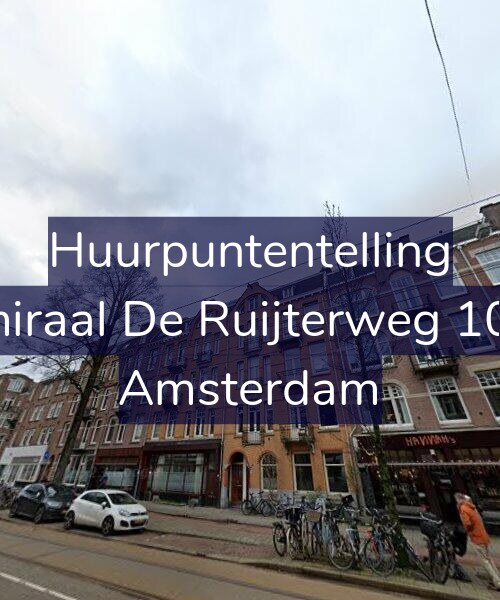 Foto gevel Huurpuntentelling voor Admiraal De Ruijterweg 105-3, Amsterdam