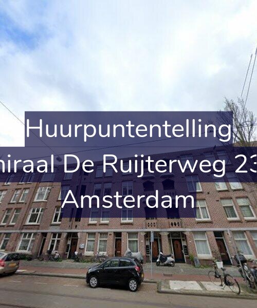 Foto gevel Huurpuntentelling voor Admiraal De Ruijterweg 238-2, Amsterdam