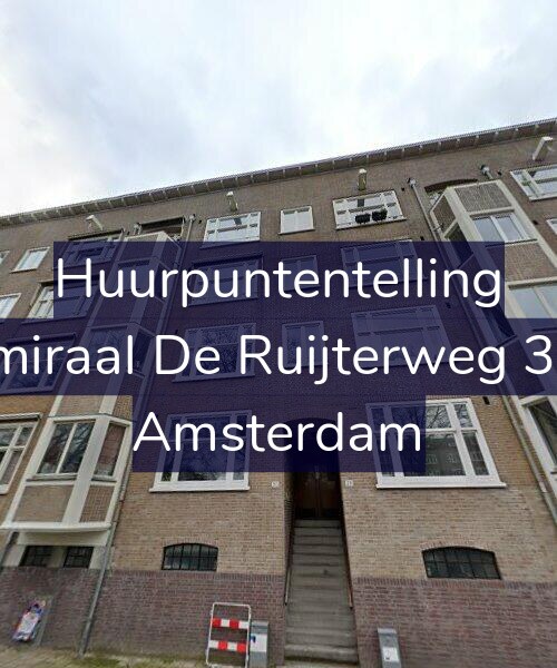 Foto gevel Huurpuntentelling voor Admiraal De Ruijterweg 30-1, Amsterdam