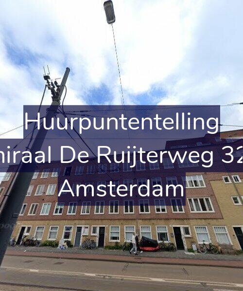 Foto gevel Huurpuntentelling voor Admiraal De Ruijterweg 322-1, Amsterdam