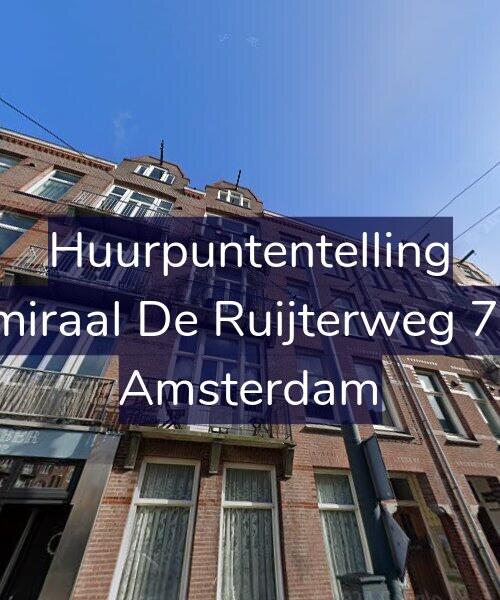 Foto gevel Huurpuntentelling voor Admiraal De Ruijterweg 78-3, Amsterdam