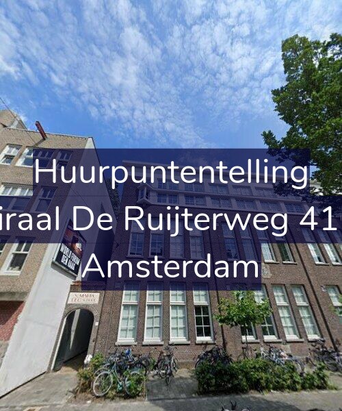 Foto gevel Huurpuntentelling voor Admiraal De Ruijterweg 410-A6, Amsterdam
