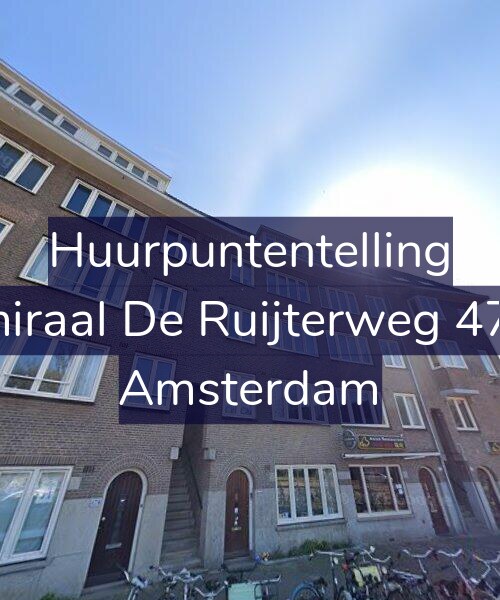 Foto gevel Huurpuntentelling voor Admiraal De Ruijterweg 474-3, Amsterdam