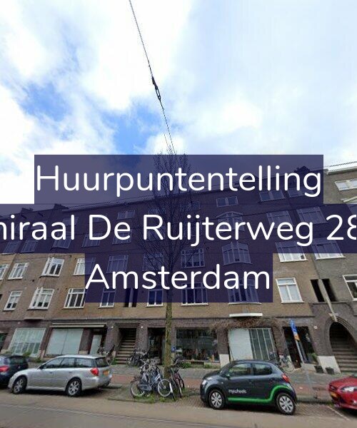 Foto gevel Huurpuntentelling voor Admiraal De Ruijterweg 282-3, Amsterdam