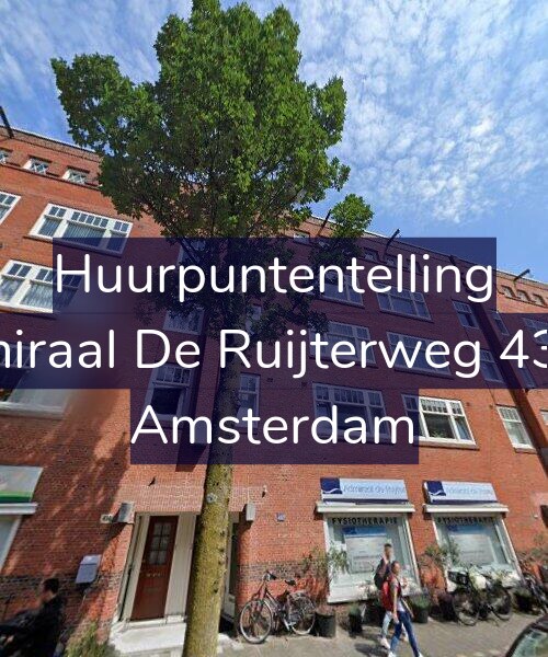 Foto gevel Huurpuntentelling voor Admiraal De Ruijterweg 432-3, Amsterdam