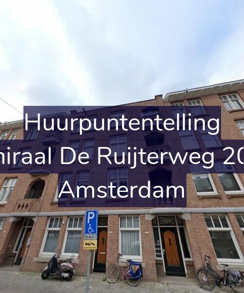 Foto gevel Huurpuntentelling voor Admiraal De Ruijterweg 207-1, Amsterdam