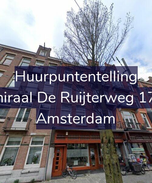 Foto gevel Huurpuntentelling voor Admiraal De Ruijterweg 175-2, Amsterdam