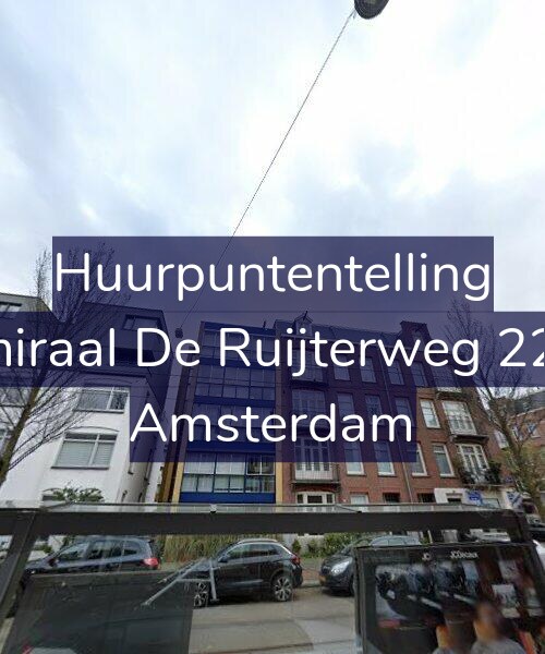 Foto gevel Huurpuntentelling voor Admiraal De Ruijterweg 224-E, Amsterdam