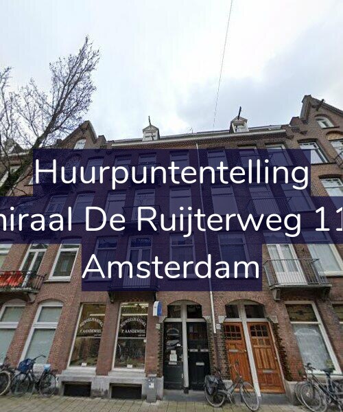 Foto gevel Huurpuntentelling voor Admiraal De Ruijterweg 112-1, Amsterdam