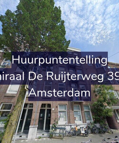 Foto gevel Huurpuntentelling voor Admiraal De Ruijterweg 390-H, Amsterdam