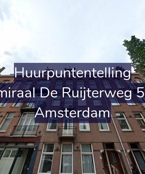 Foto gevel Huurpuntentelling voor Admiraal De Ruijterweg 53-3, Amsterdam