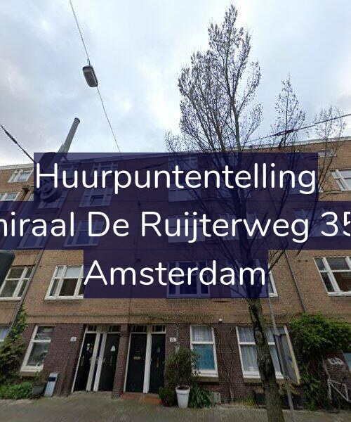 Foto gevel Huurpuntentelling voor Admiraal De Ruijterweg 351-E, Amsterdam