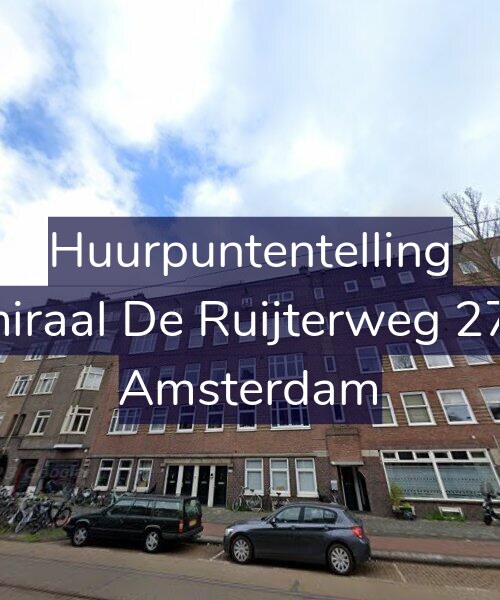 Foto gevel Huurpuntentelling voor Admiraal De Ruijterweg 274-2, Amsterdam