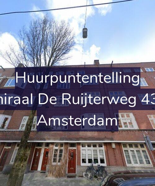 Foto gevel Huurpuntentelling voor Admiraal De Ruijterweg 431-3, Amsterdam