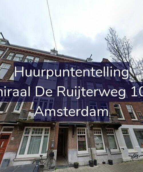 Foto gevel Huurpuntentelling voor Admiraal De Ruijterweg 100-3, Amsterdam