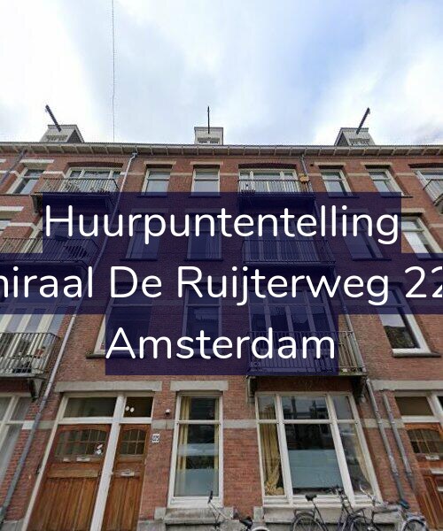 Foto gevel Huurpuntentelling voor Admiraal De Ruijterweg 225-4, Amsterdam