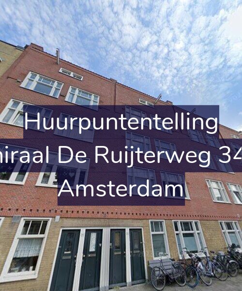 Foto gevel Huurpuntentelling voor Admiraal De Ruijterweg 340-H, Amsterdam