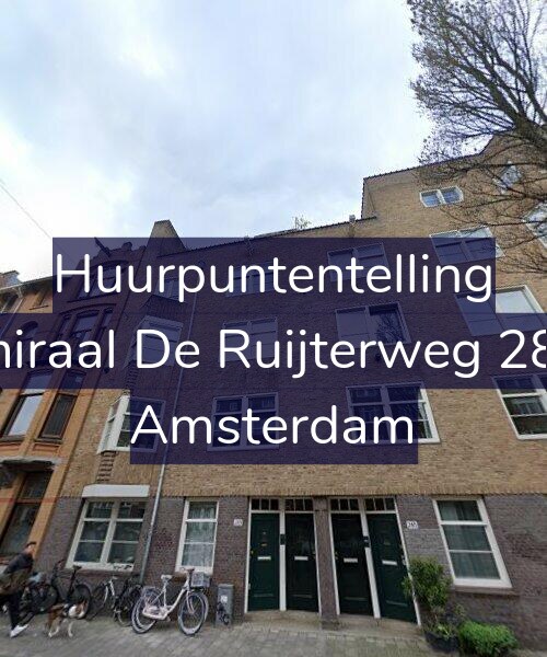 Foto gevel Huurpuntentelling voor Admiraal De Ruijterweg 283-1, Amsterdam