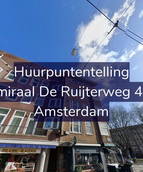 Foto gevel Huurpuntentelling voor Admiraal De Ruijterweg 40-2, Amsterdam