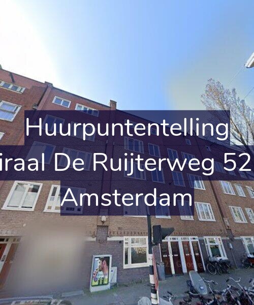 Foto gevel Huurpuntentelling voor Admiraal De Ruijterweg 521-B2, Amsterdam