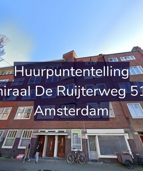 Foto gevel Huurpuntentelling voor Admiraal De Ruijterweg 515-2, Amsterdam