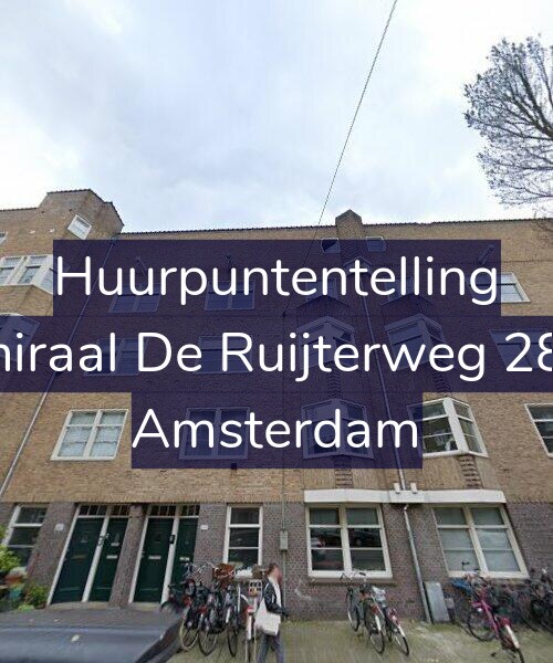 Foto gevel Huurpuntentelling voor Admiraal De Ruijterweg 289-2, Amsterdam
