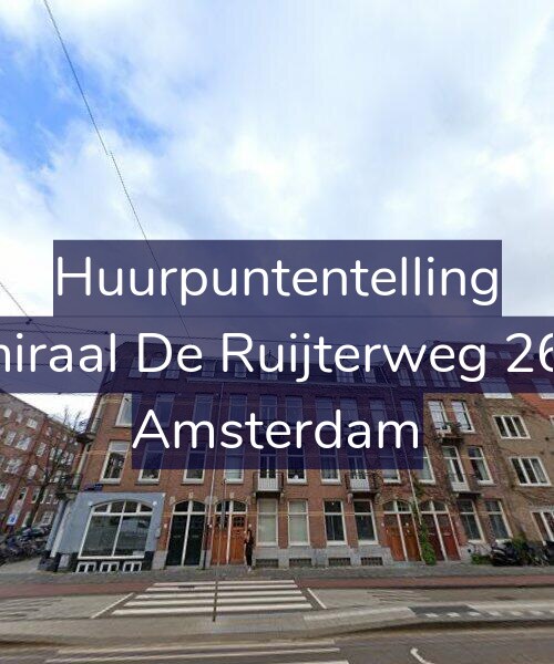 Foto gevel Huurpuntentelling voor Admiraal De Ruijterweg 266-2, Amsterdam