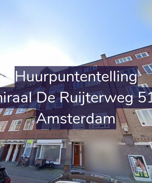 Foto gevel Huurpuntentelling voor Admiraal De Ruijterweg 519-C, Amsterdam