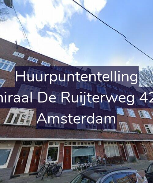 Foto gevel Huurpuntentelling voor Admiraal De Ruijterweg 423-3, Amsterdam