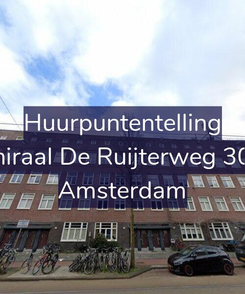 Foto gevel Huurpuntentelling voor Admiraal De Ruijterweg 304-1, Amsterdam