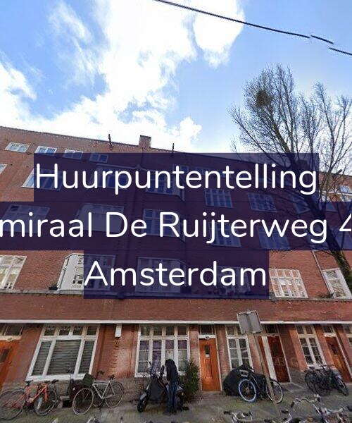 Foto gevel Huurpuntentelling voor Admiraal De Ruijterweg 443, Amsterdam
