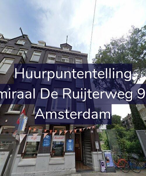 Foto gevel Huurpuntentelling voor Admiraal De Ruijterweg 92-4, Amsterdam
